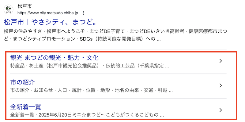 リッチリザルト例